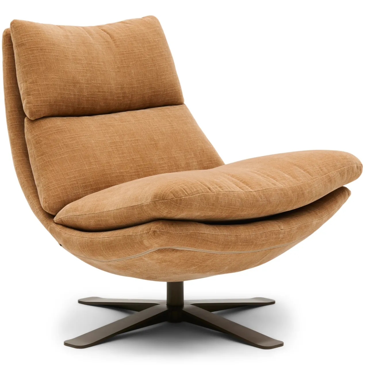 Fauteuil Pascal be cotton ocher