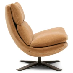 Fauteuil Pascal be cotton ocher