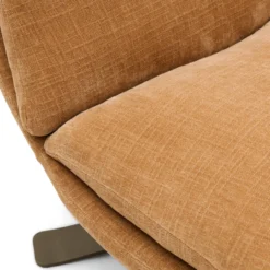 Fauteuil Pascal be cotton ocher