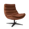Fauteuil Paul leer rebound cognac