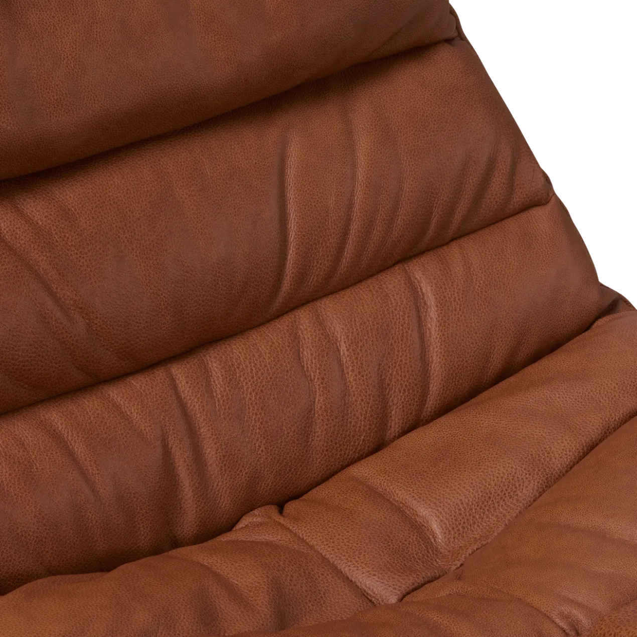 Fauteuil Paul leer rebound cognac