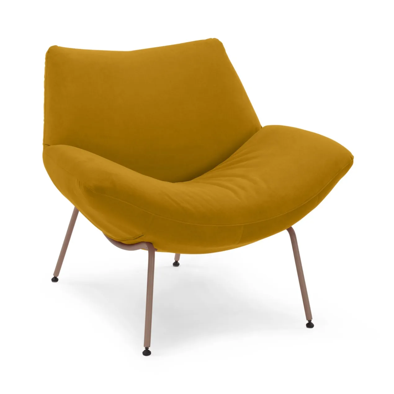 Fauteuil Pebble seven ocre