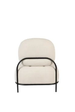 Fauteuil Polly teddy wit