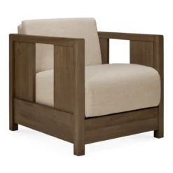 Fauteuil Roan teak wild brown flax