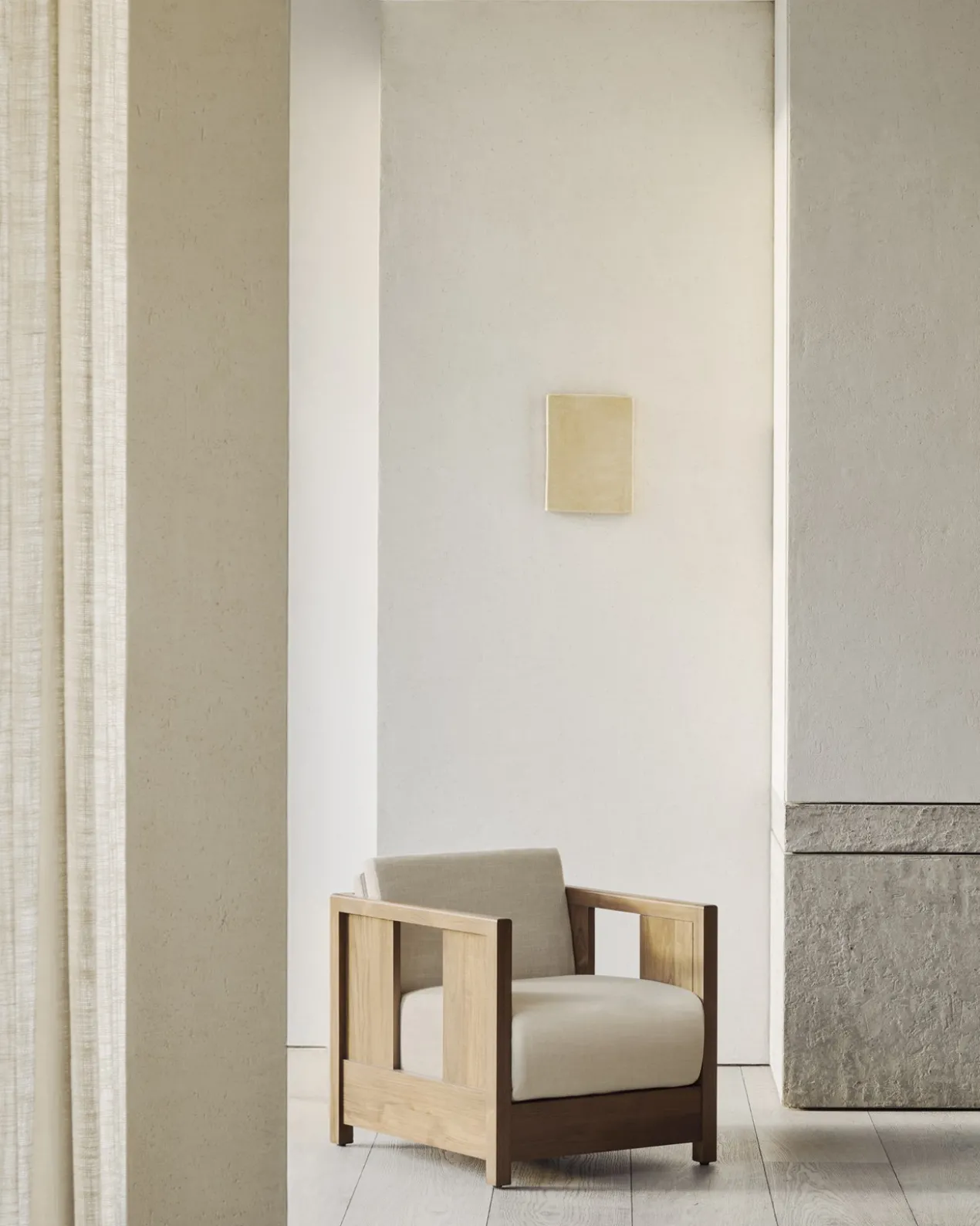 Fauteuil Roan teak wild brown flax