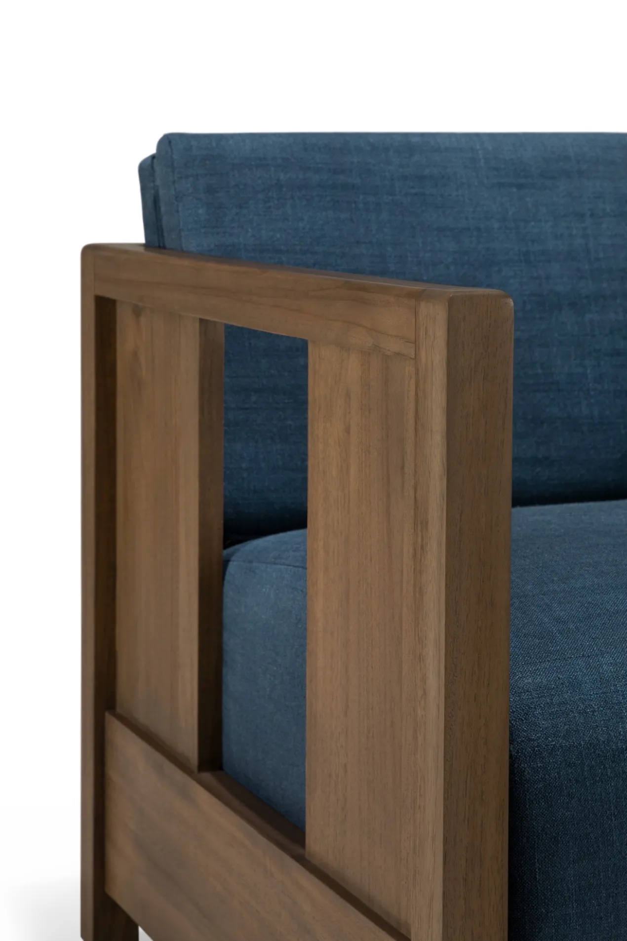 Fauteuil Roan teak wild brown ink