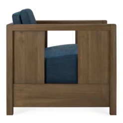 Fauteuil Roan teak wild brown ink