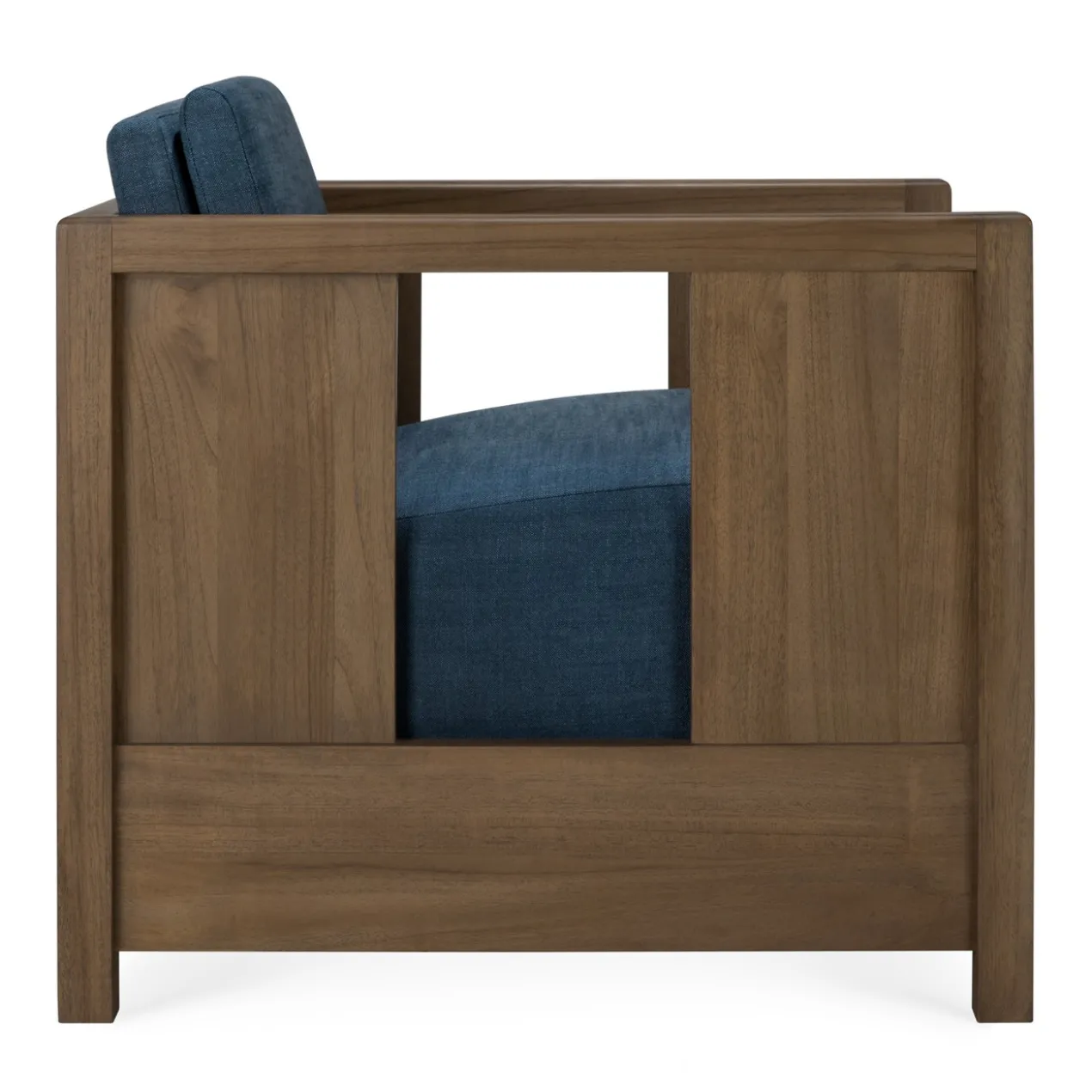 Fauteuil Roan teak wild brown ink