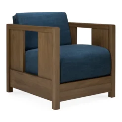 Fauteuil Roan teak wild brown ink