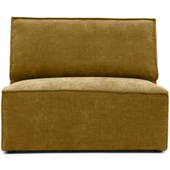 Fauteuil Segment be cotton mustard