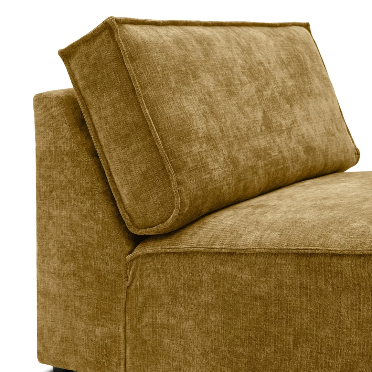 Fauteuil Segment be cotton mustard