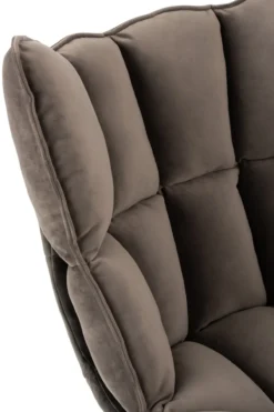 Fauteuil Serena donkergrijs