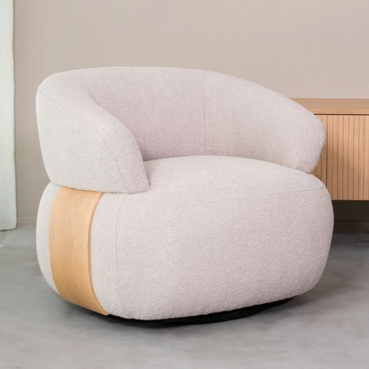 Fauteuil Sicilie naturel eiken