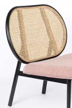 Fauteuil Spike Naturel/Roze