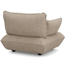 Fauteuil Sumo loveseat boucle recycled brown melange