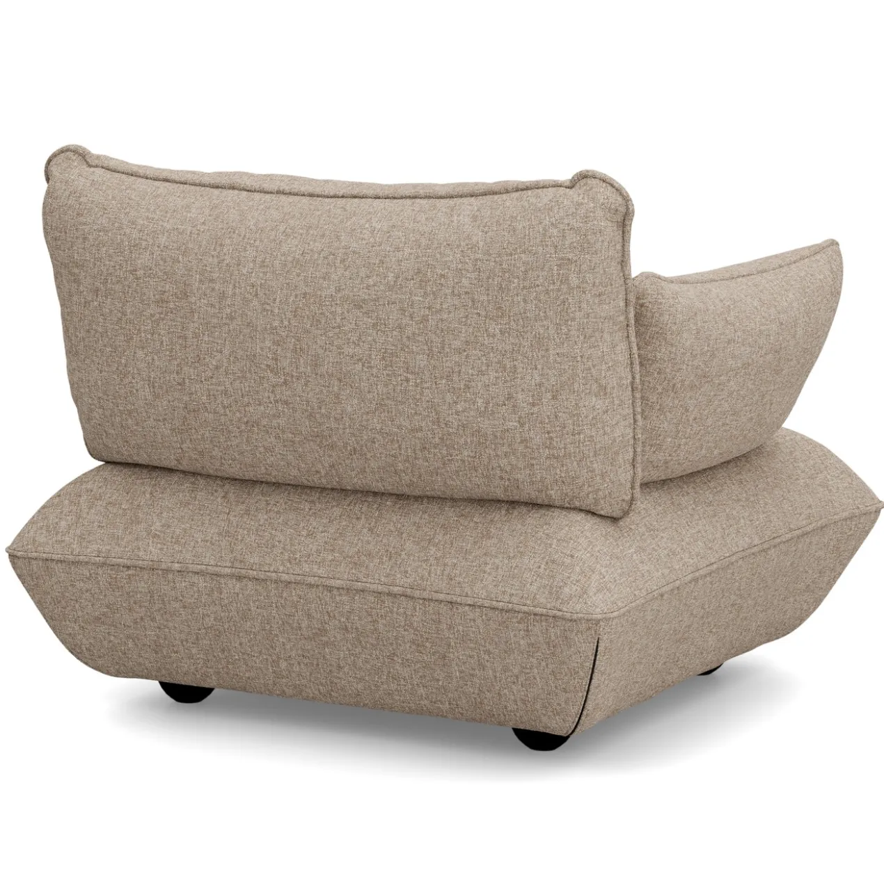Fauteuil Sumo loveseat boucle recycled brown melange