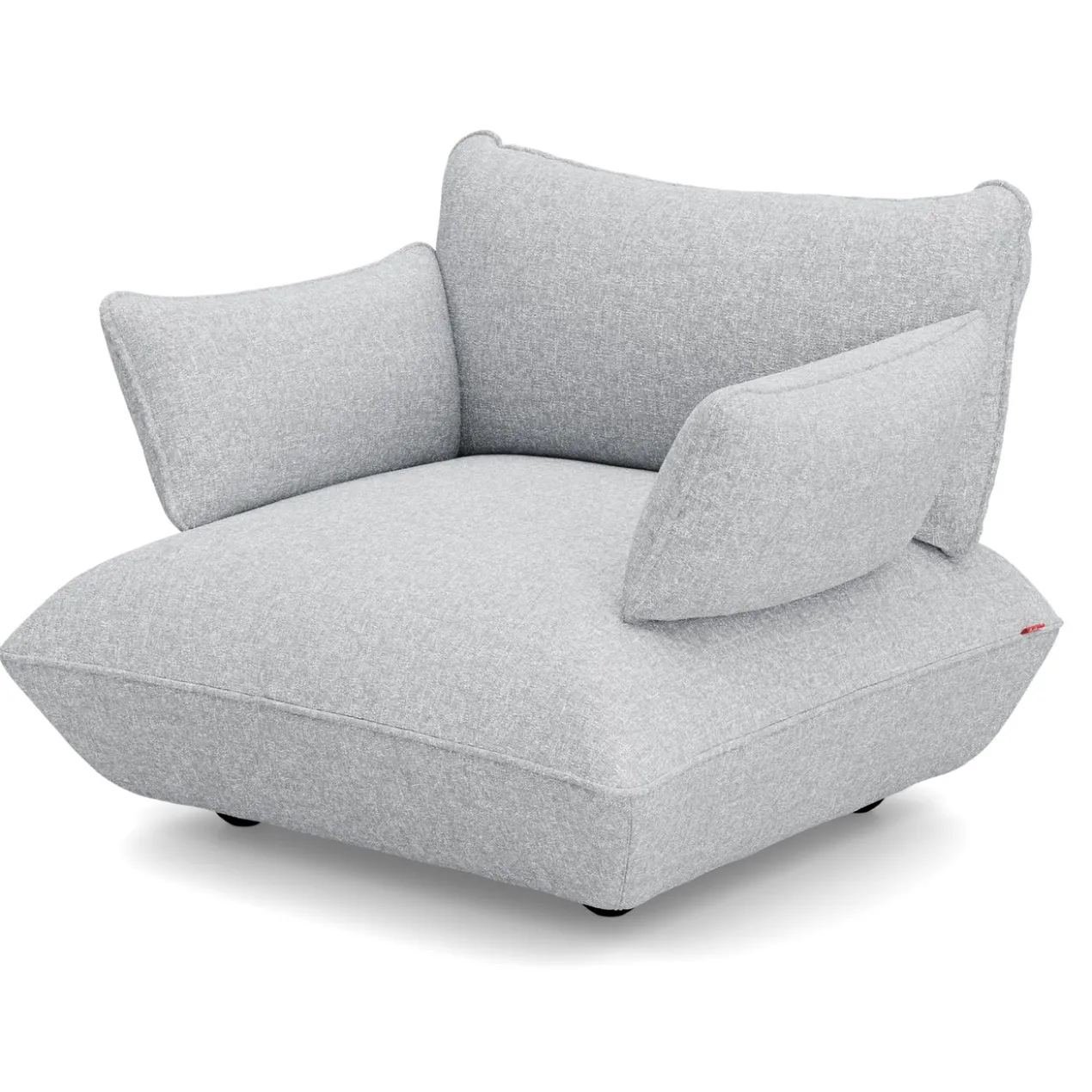 Fauteuil Sumo loveseat boucle recycled grey melange