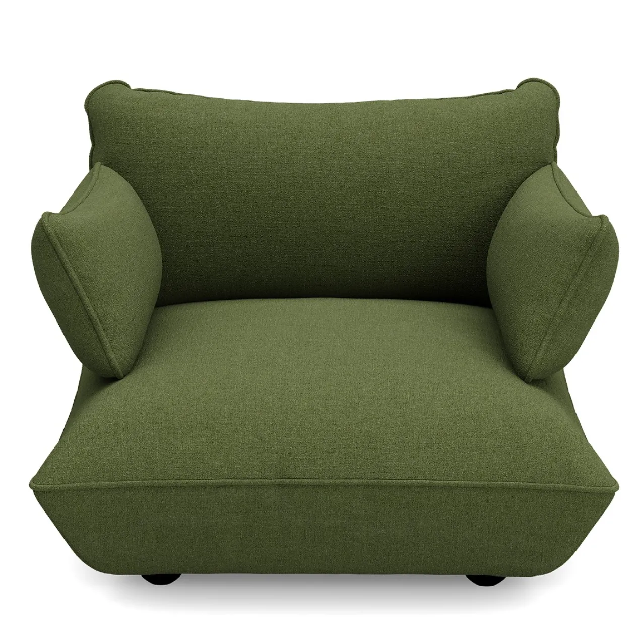 Fauteuil Sumo loveseat boucle recycled leaf green