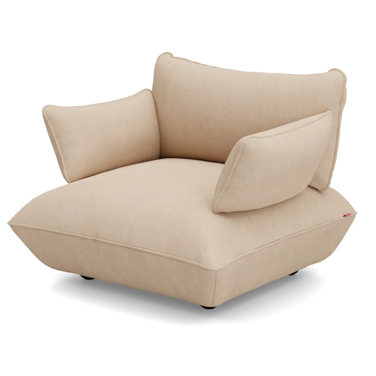 Fauteuil Sumo loveseat cord recycled beige