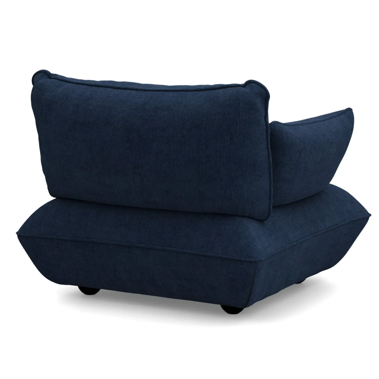Fauteuil Sumo loveseat cord recycled deep blue