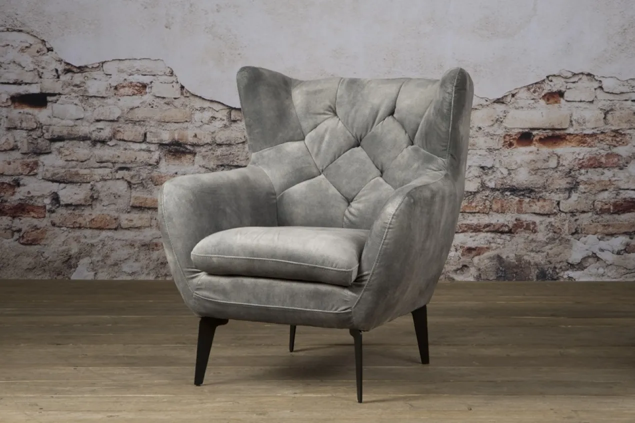 Fauteuil Tromso Grijs - set van 2