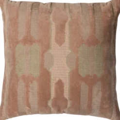 Feis kussens velvet roze/naturel - set van 3