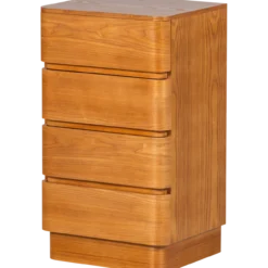 Fejo ladekast 4 lades mdf bruin [fsc]