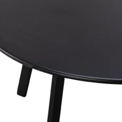 Fer tuin bijzettafel o70 cm metaal zwart