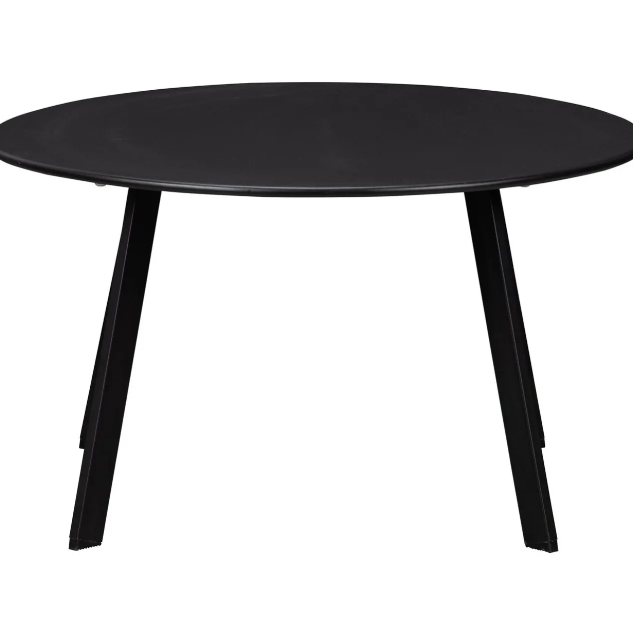 Fer tuin bijzettafel o70 cm metaal zwart