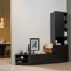 Finca tv meubel 75 cm grenen diepzwart [fsc]