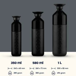 Fles Dopper Insulated 580 ml blazing black