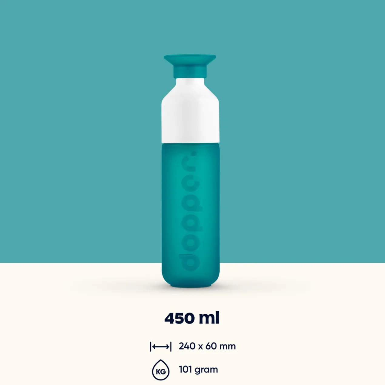 Fles Dopper Original 450 ml tidal teal