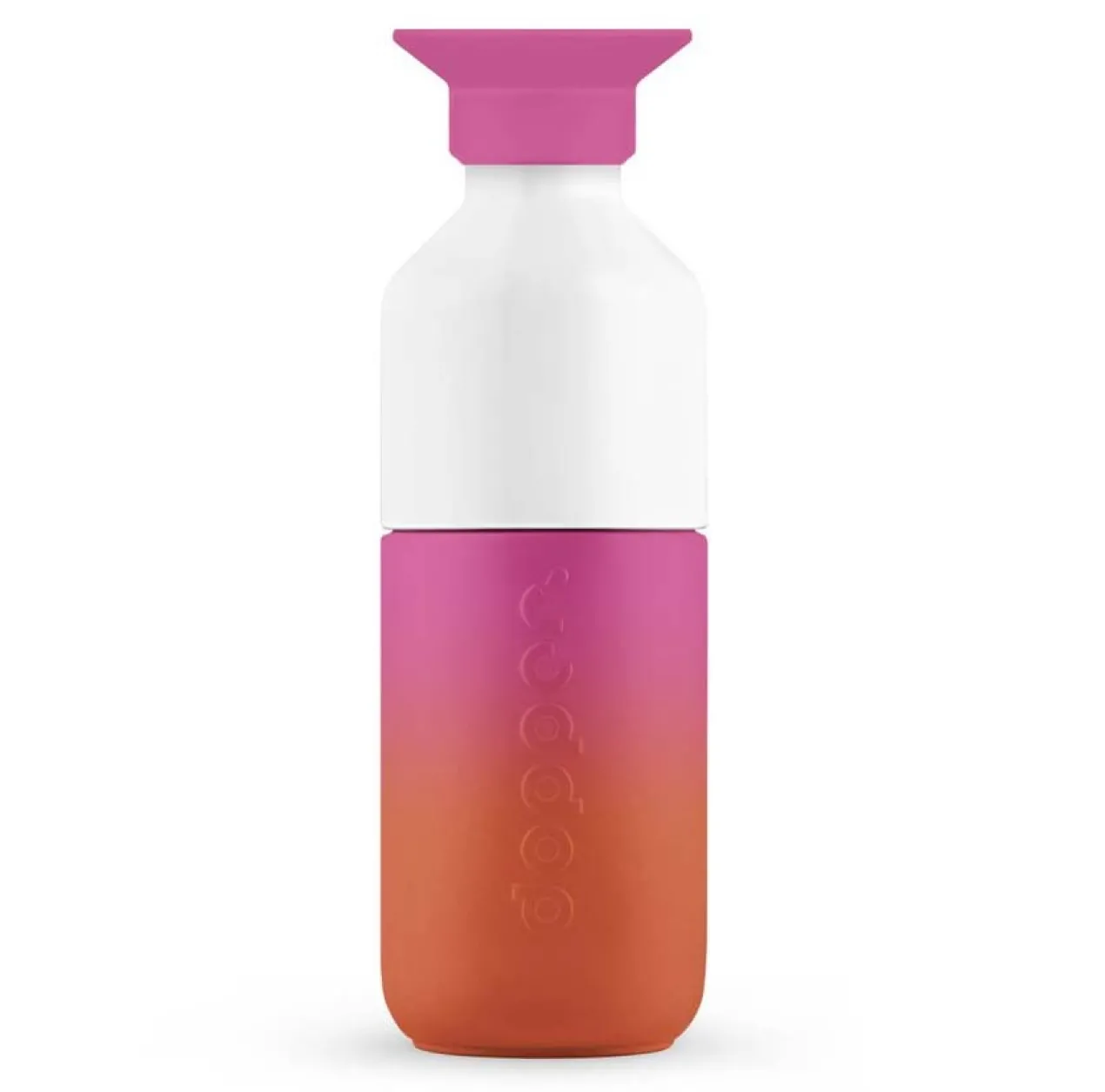Fles Dopper Steel 350 ml sunset pink