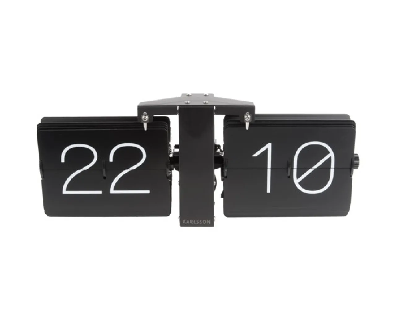 Flip clock No Case black, matt black stand