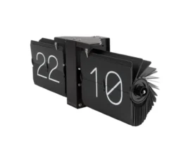 Flip clock No Case black, matt black stand