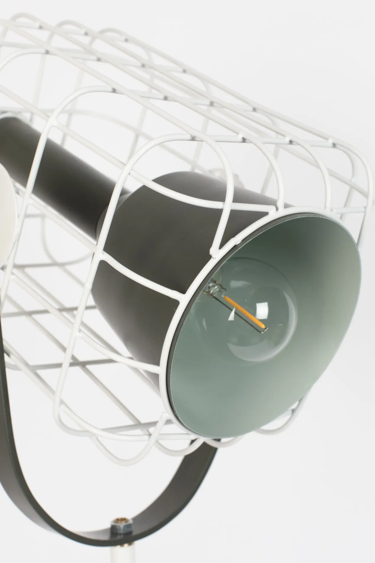 Floor lamp cage white