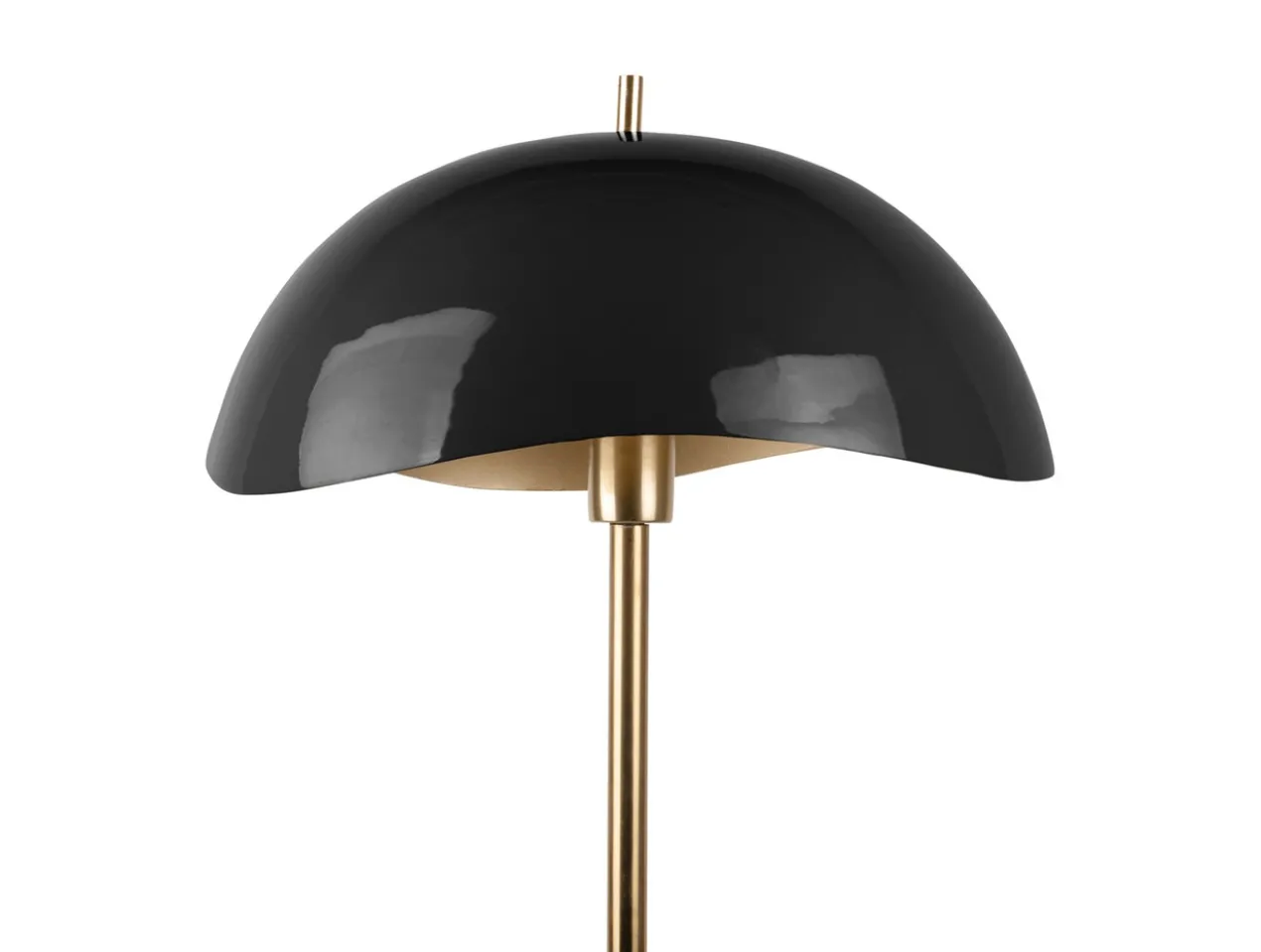 Floor lamp Waved enamel black