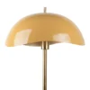 Floor lamp Waved enamel honey yellow