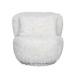 Fluffy draaifauteuil