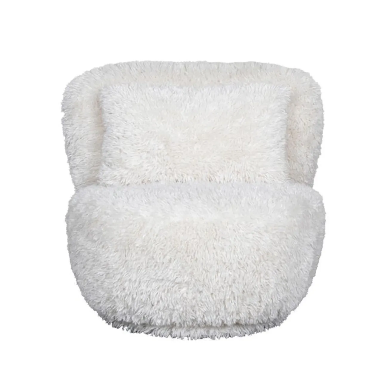Fluffy draaifauteuil