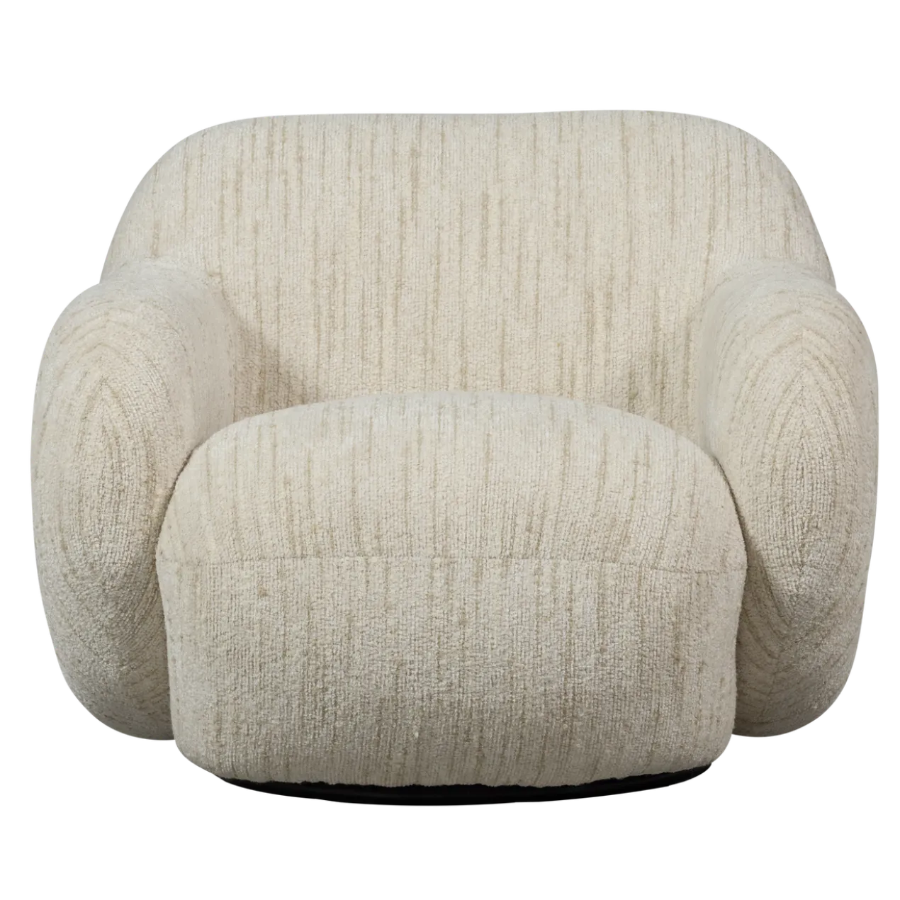 Folke fauteuil chenille naturel melange
