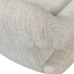 Folke fauteuil chenille naturel melange