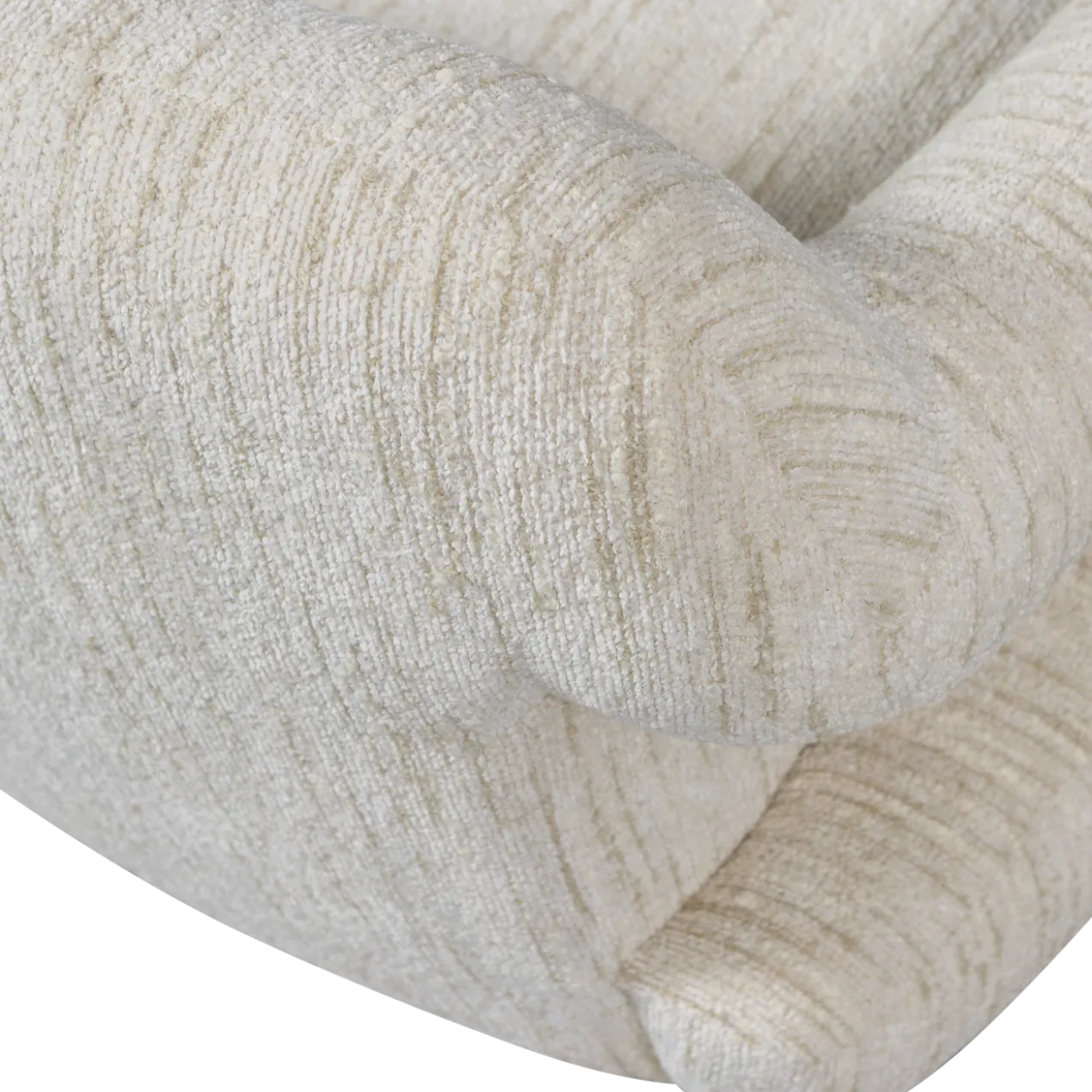 Folke fauteuil chenille naturel melange