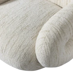 Folke fauteuil chenille naturel melange