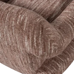 Folke fauteuil chenille oudroze melange