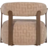 Foon fauteuil 3d structuurstof zand [fsc]