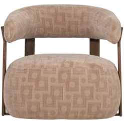 Foon fauteuil 3d structuurstof zand [fsc]