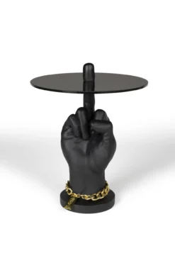 Fother mucker side table black