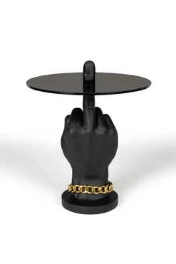 Fother mucker side table black