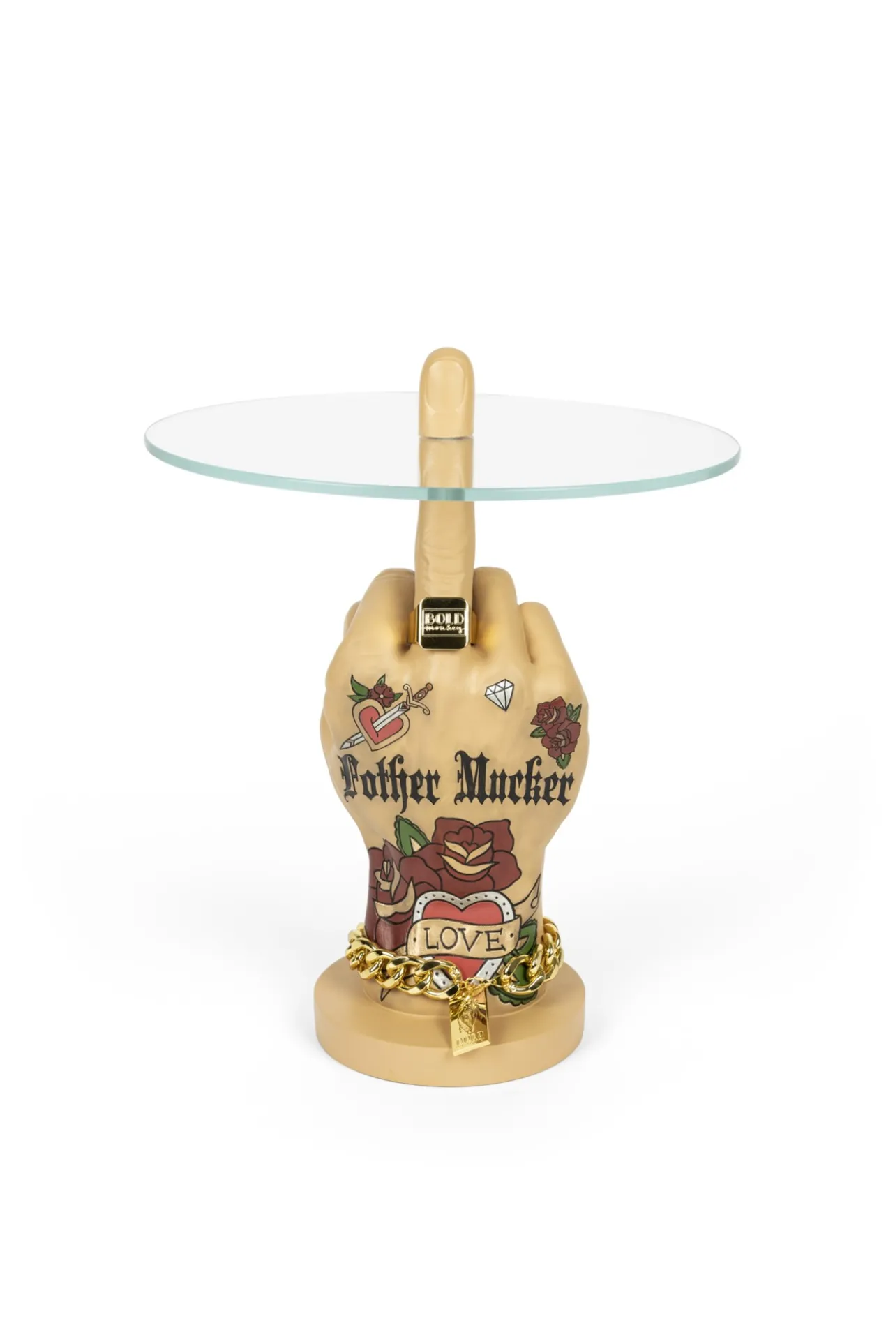 FOTHER MUCKER SIDE TABLE LOVE